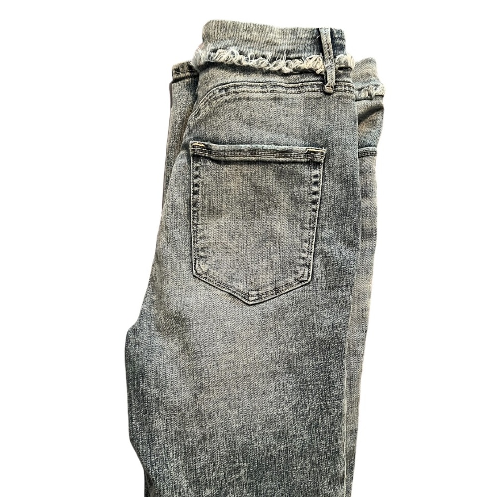 ✨ GOOD AMERICAN “Good Waist” extreme deep V blue630 denim ✨